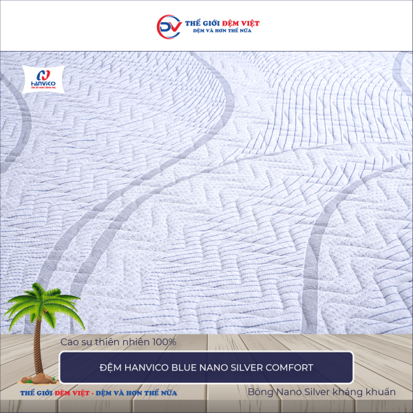 Đệm Hanvico Blue Nano Silver Comfort 2